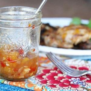 Cách làm nước sốt đào cho thịt nướng BBQ