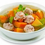 Nuôi dưỡng thai nhi mau lớn với cách nấu canh bí đỏ thịt bằm