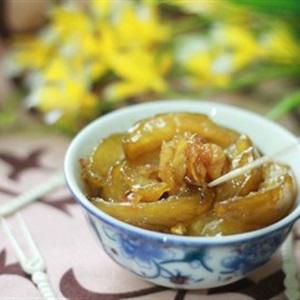 Cách làm ô mai cóc xào gừng