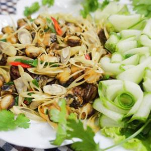 Cách làm ốc bươu xào sả ớt