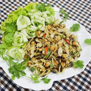 Cách làm ốc bươu xào sả ớt