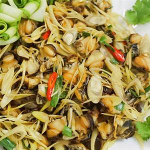 Cách làm ốc bươu xào sả ớt