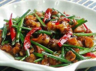 Ốc bươu xào satế