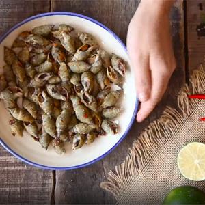 Cách làm ốc cà na rang muối ớt