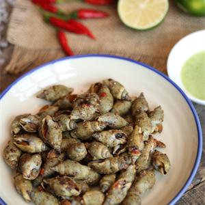 Cách làm ốc cà na rang muối ớt