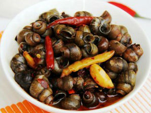 Ốc dạ xào cay