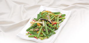 Ốc giác xào bông hành