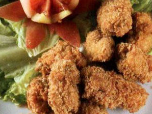 Óc heo chiên giòn