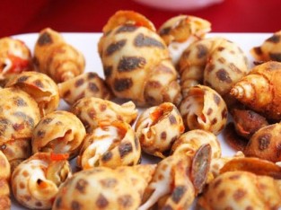 Ốc hương rang muối ớt