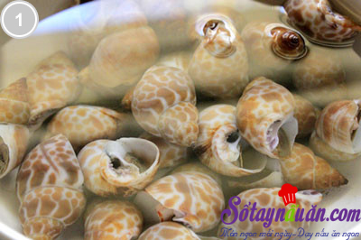 Ốc hương xào tỏi ớt lá chanh thơm lừng