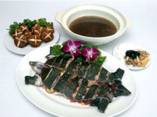 Ốc nấu giả ba ba