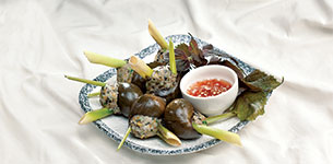 Ốc nhồi hấp sả