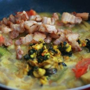 Cách làm ốc nhồi nấu chuối đậu