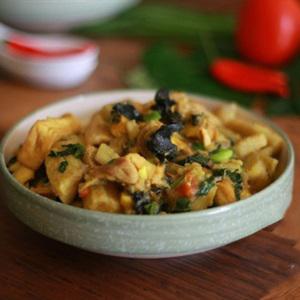 Cách làm ốc nhồi nấu chuối đậu