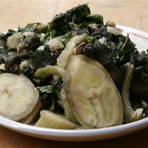 Cách làm ốc xào chuối