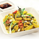 Ốc xào nghệ tươi thơm ngon, làm đẹp da mặt