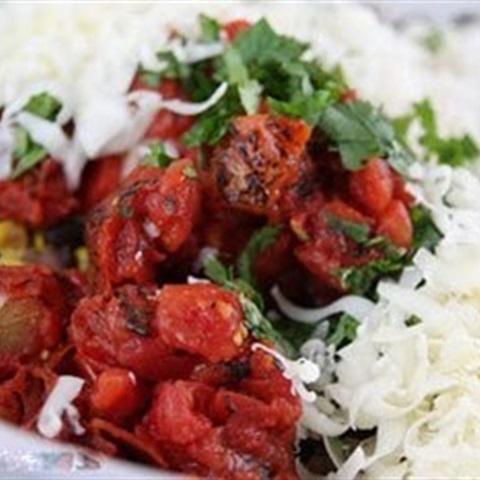 Cách làm ớt chuông nhồi cơm trộn