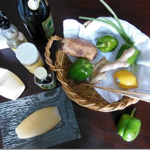 Cách làm ớt chuông nhồi mực củ sen