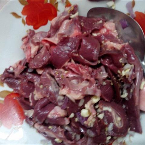 Cách làm ớt chuông xào tim heo