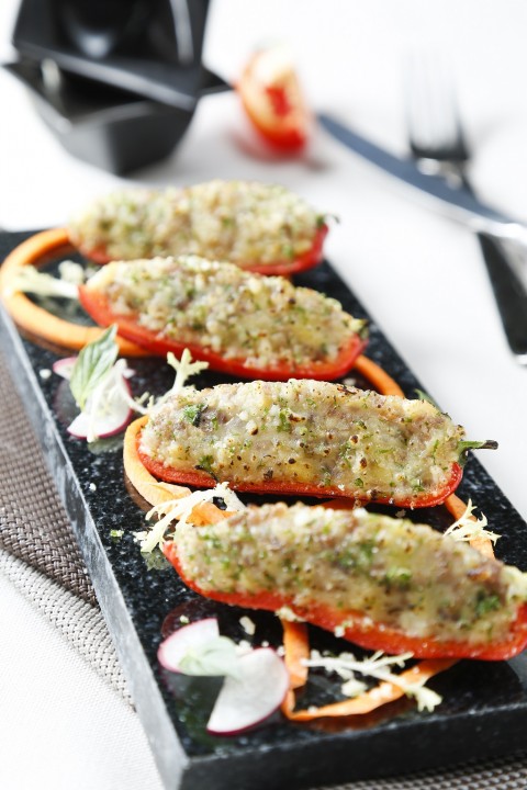 Ớt Đà Lạt nhồi bò đút lò