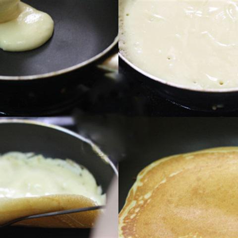 Cách làm pancake mật ong