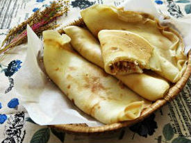 Pancake nhân dừa