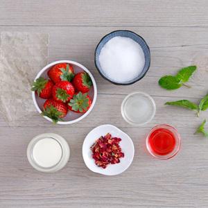 Cách làm panna cotta hoa hồng