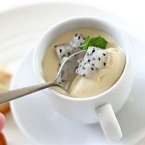 Cách làm panna cotta thanh long