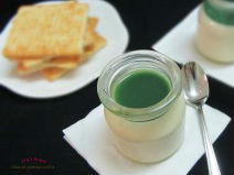 Panna cotta và jelly trà xanh