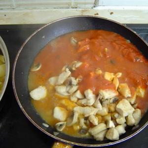 Cách làm pasta sốt thịt gà