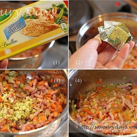 Cách làm pasta thịt gà sốt rau củ