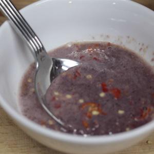 Cách làm mắm tôm chấm bún đậu