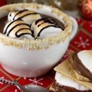 Cách làm pha sữa chocolate và marshmallow