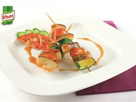 Phi lê cá nướng xiên