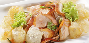 Phở chiên phồng chua ngọt