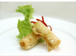 Phở cuốn tôm chiên