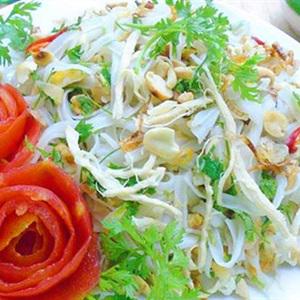 Cách làm phở gà trộn đơn giản