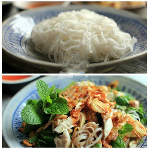 Cách làm phở gà xé trộn