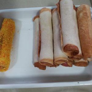 Cách làm phô mai xúc xích cuộn