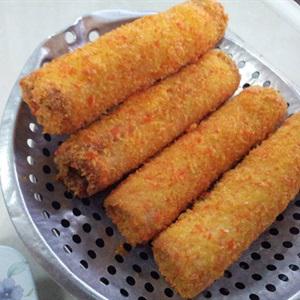 Cách làm phô mai xúc xích cuộn