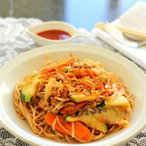 Cách làm phở xào thịt băm