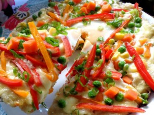 Pizza bánh chưng cực ngon