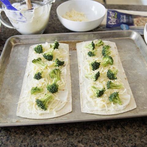 Cách làm pizza bông cải xanh