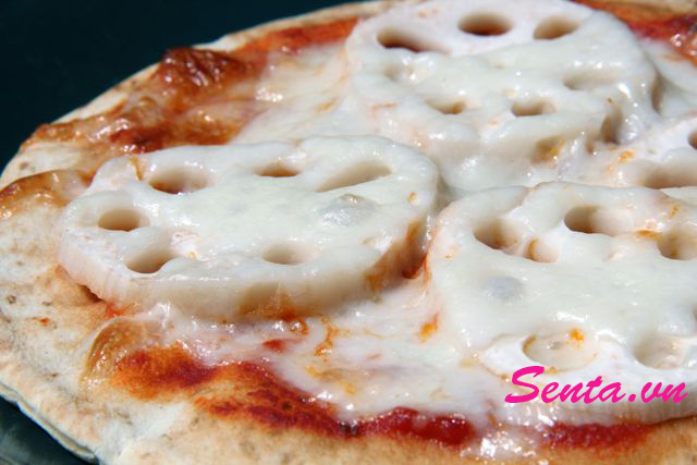 Pizza củ sen