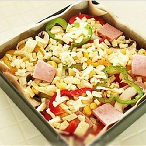 Cách làm Pizza từ bánh mì sandwich