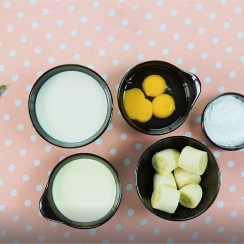Cách làm pudding chuối
