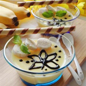 Cách làm pudding chuối chocolate