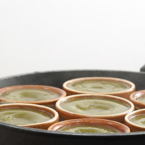 Cách làm pudding đậu đỏ trà xanh