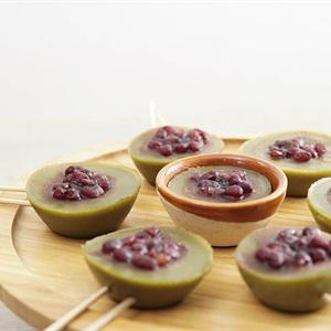 Cách làm pudding đậu đỏ trà xanh
