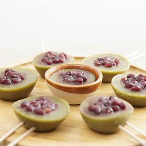 Cách làm pudding đậu đỏ trà xanh